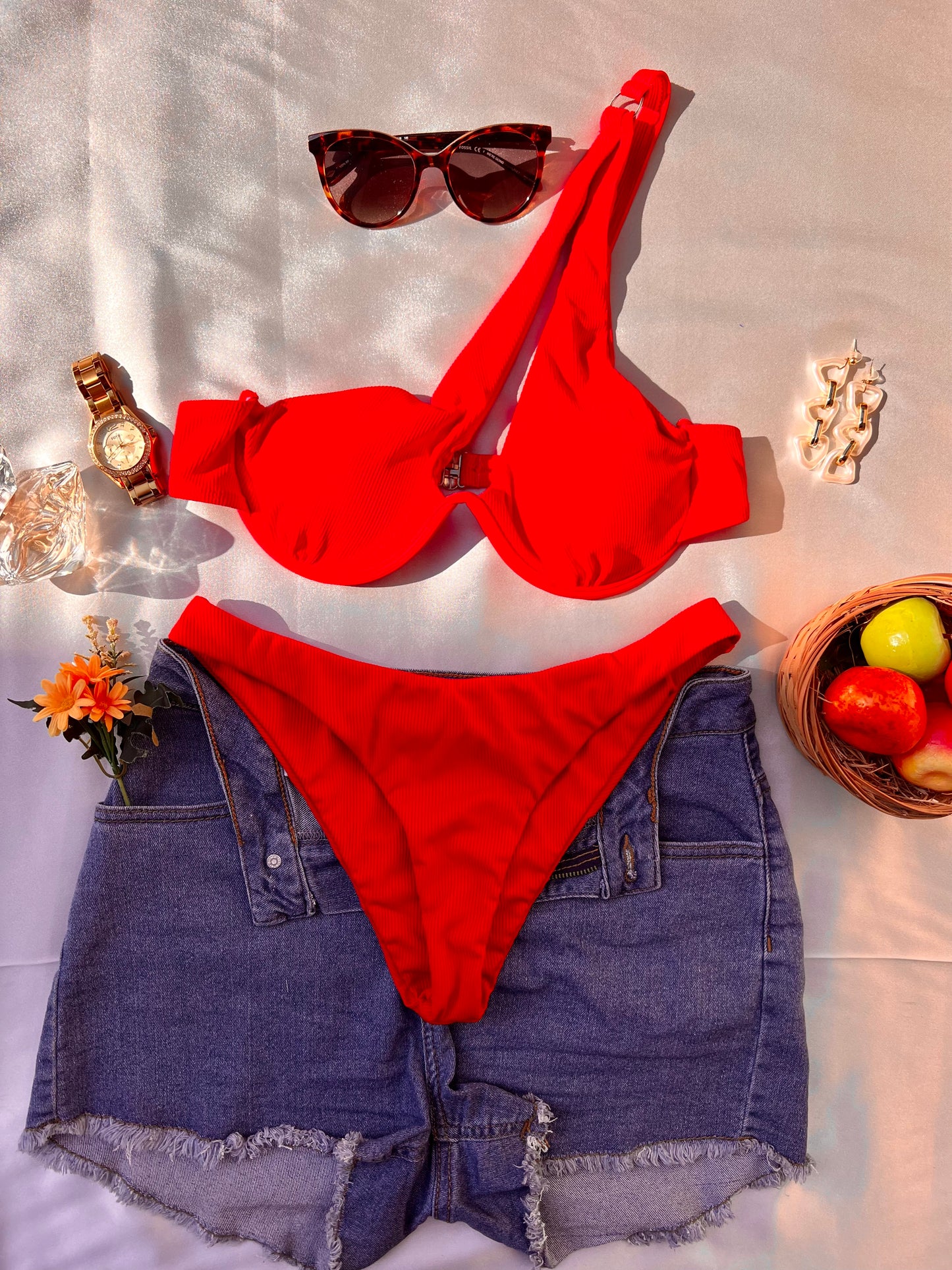 Fire Red Swimwear - 2 piece