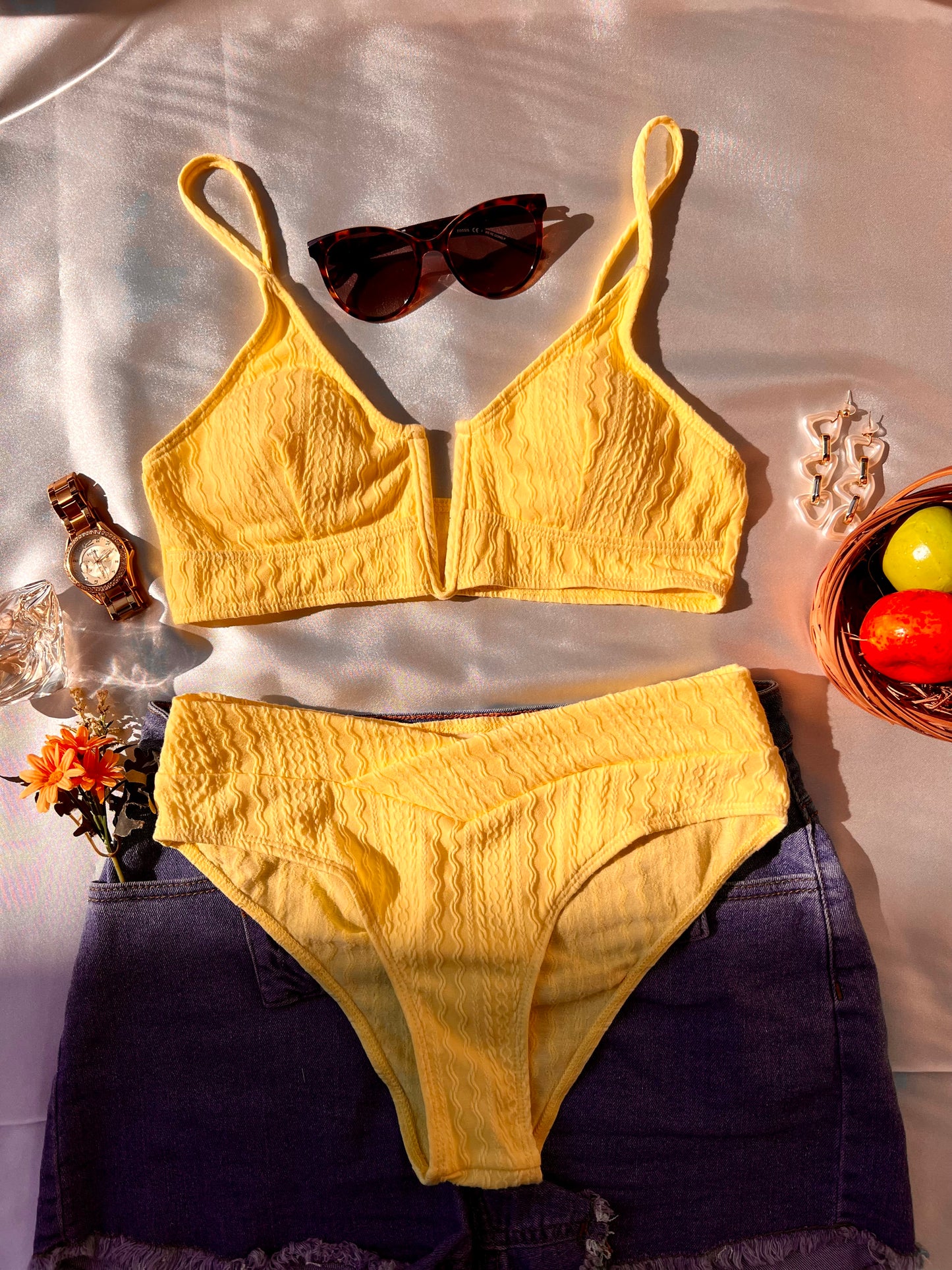 Soft & Sensual Yellow Swimwear - 2 piece