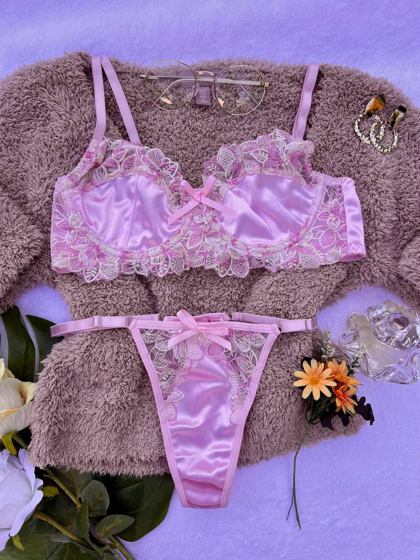 Passionate Princess Pink Lingerie Set