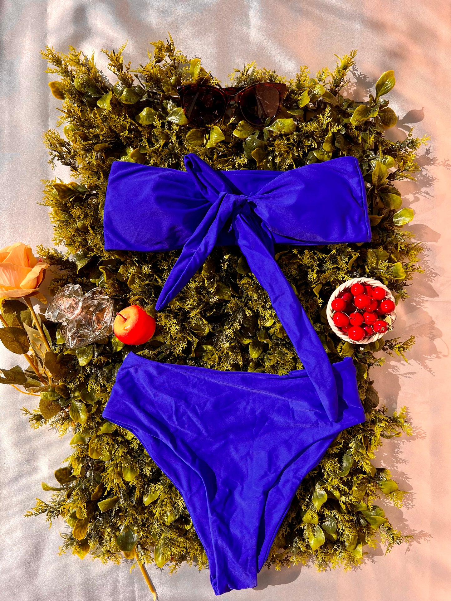 Ribbon Royal Blue Swimwear - 2 piece