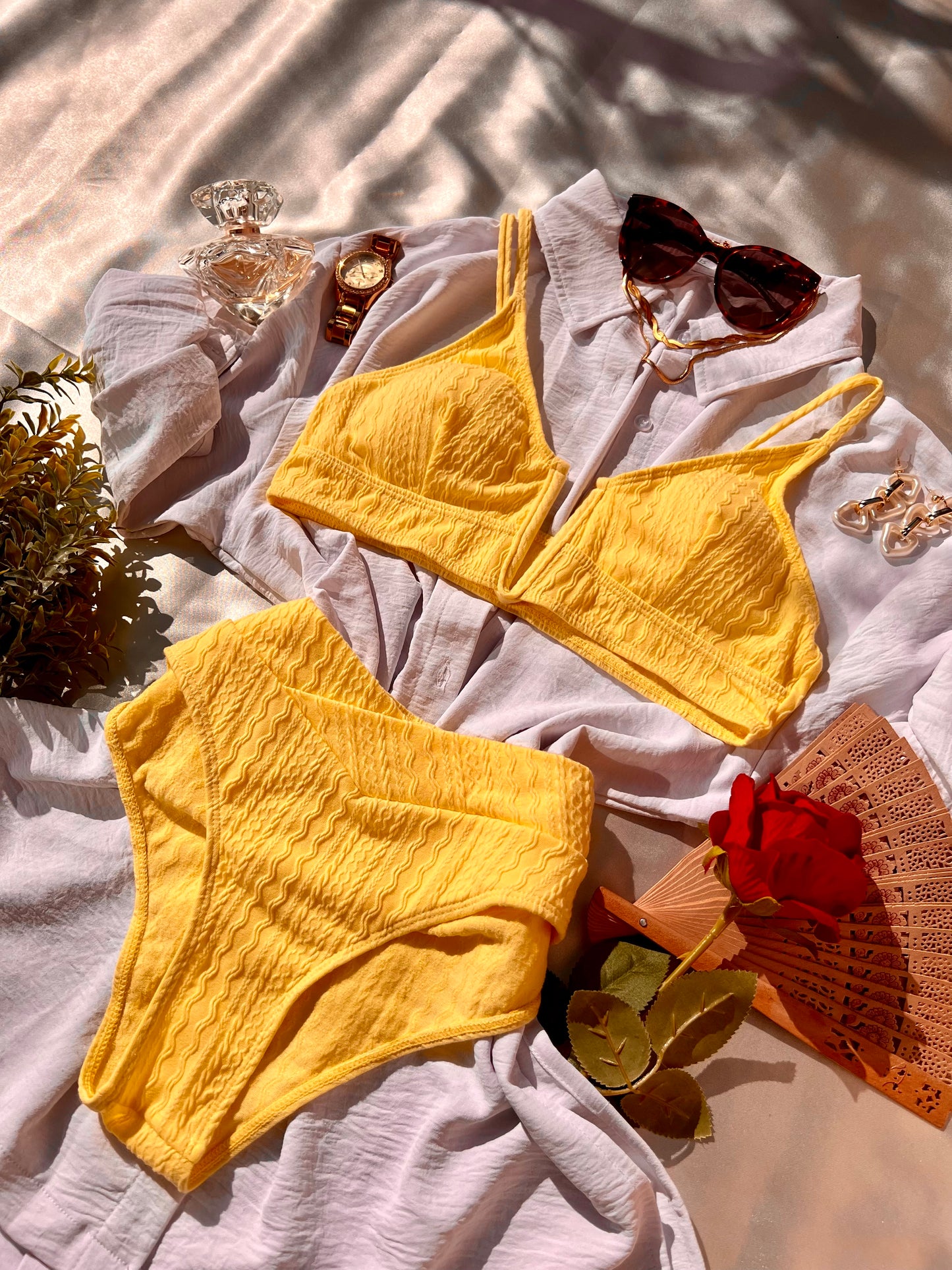 Soft & Sensual Yellow Swimwear - 2 piece