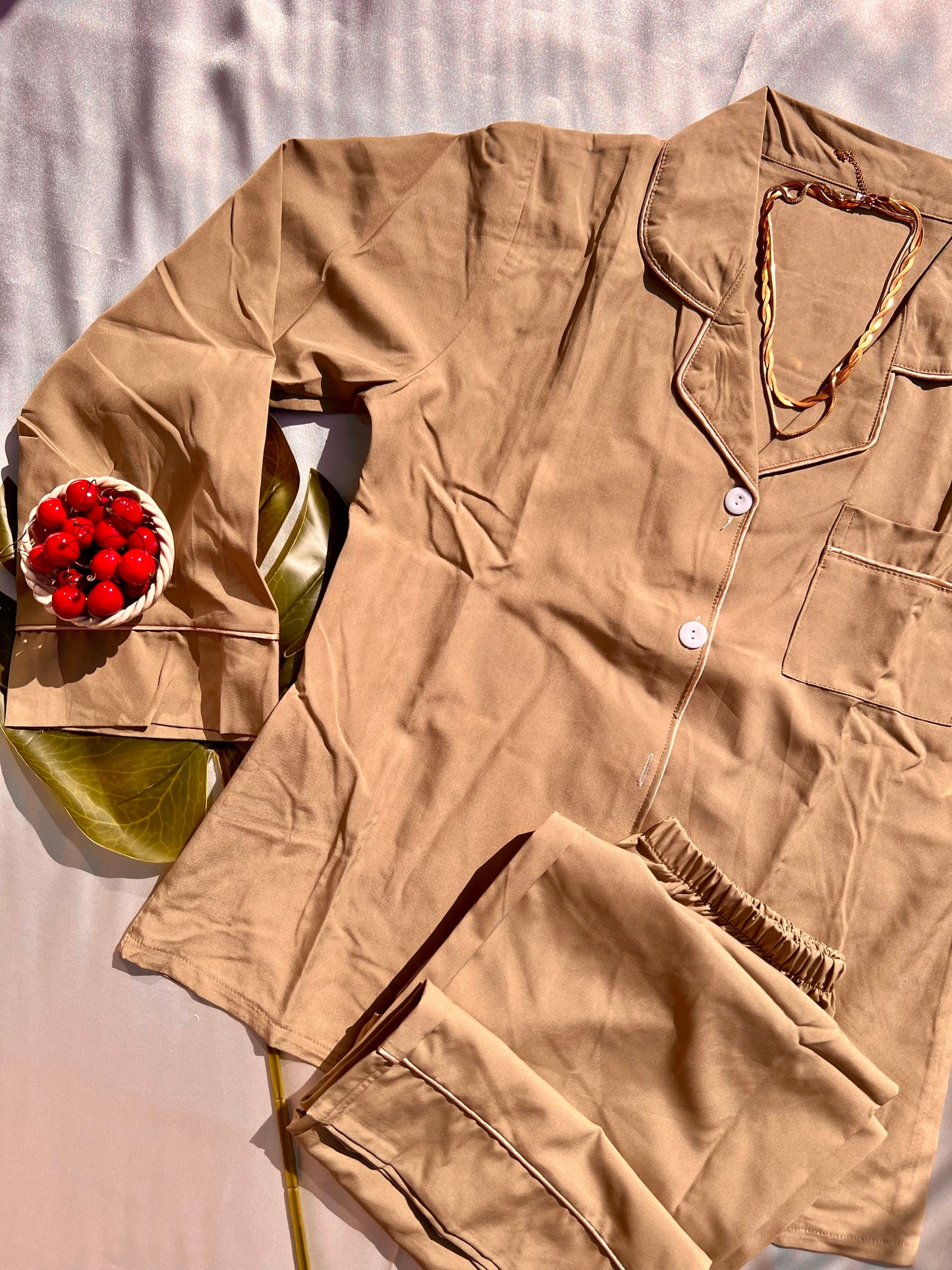 Cozy Olive Green PJ Set