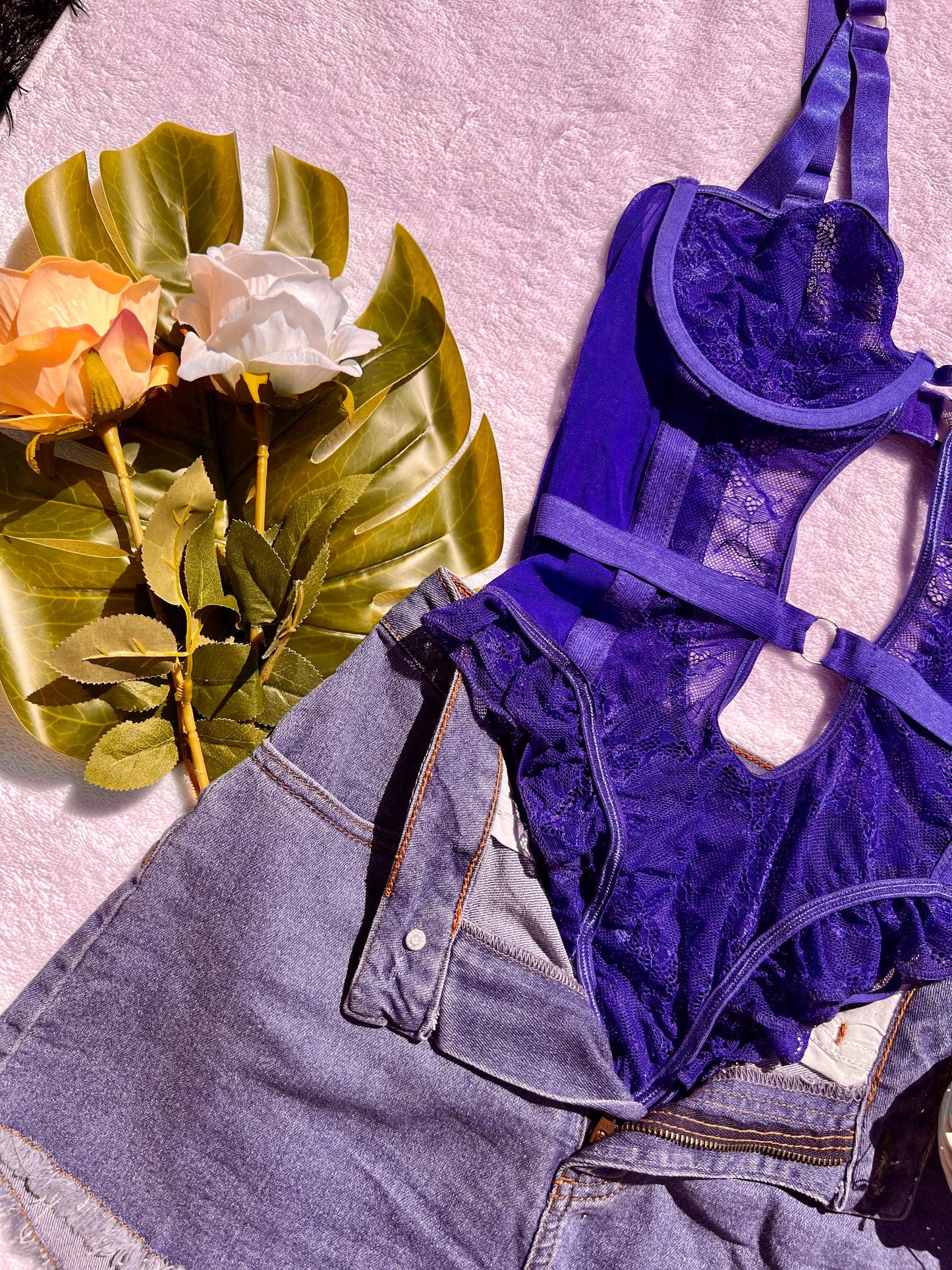 Royal Blue Lingerie Set