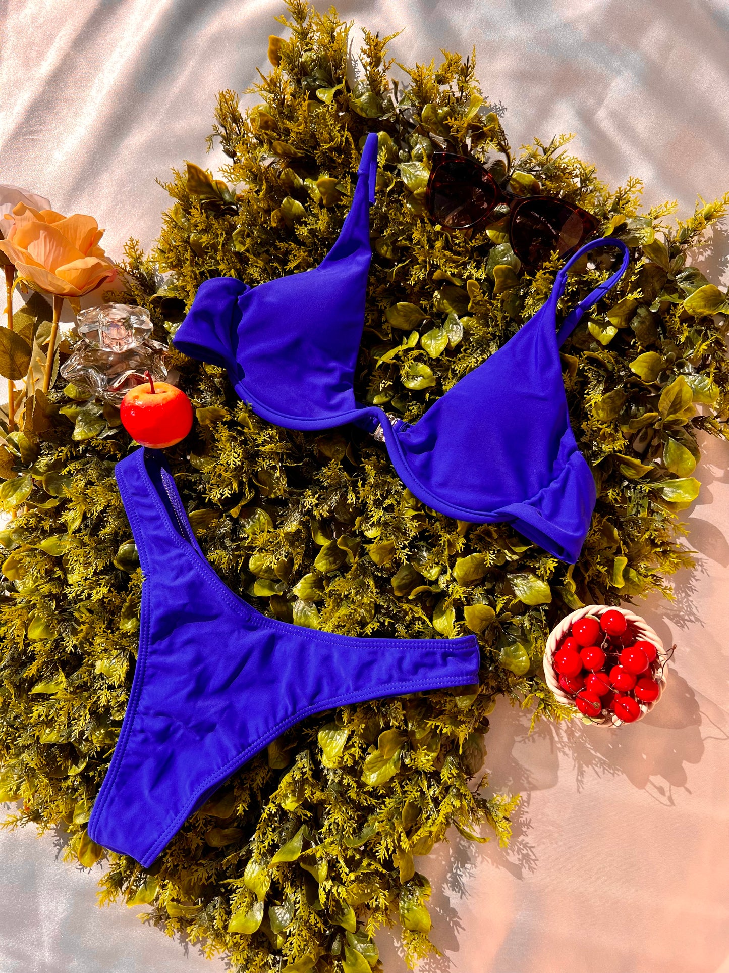 Captivating Royal Blue Swimwear - 2 piece