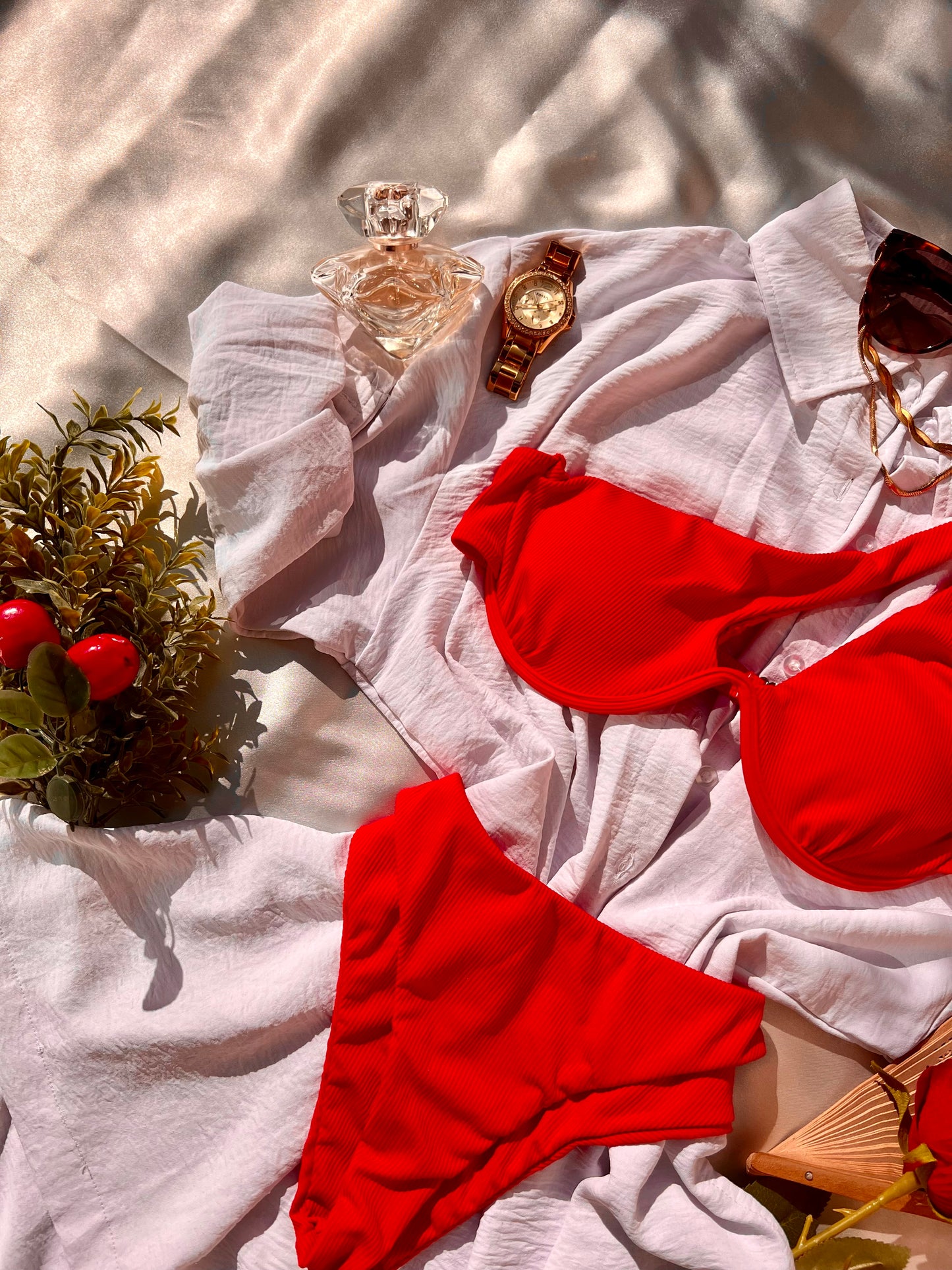 Fire Red Swimwear - 2 piece