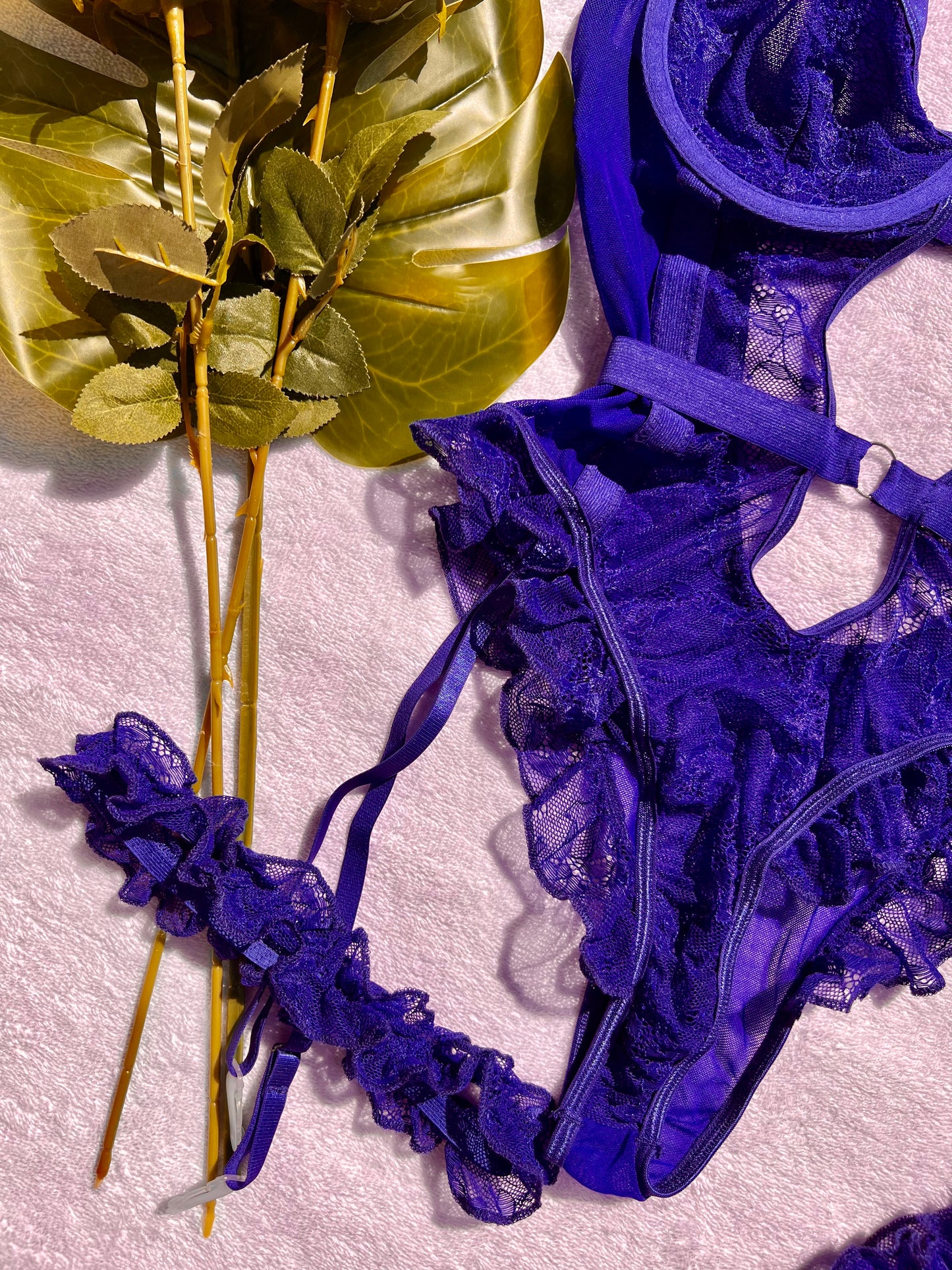 Royal Blue Lingerie Set