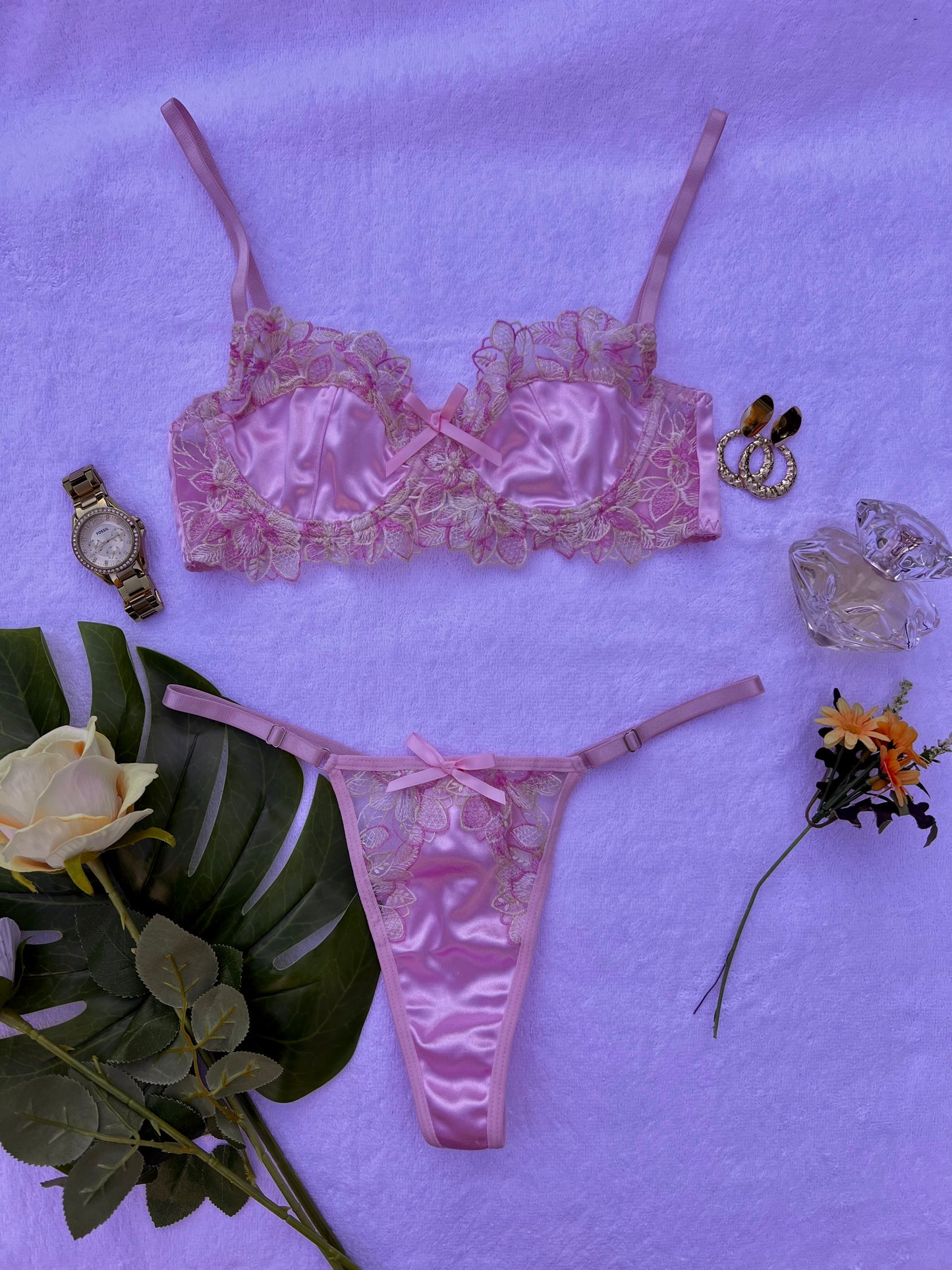 Passionate Princess Pink Lingerie Set